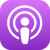 Apple Podcasts logo